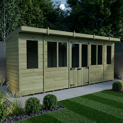 18 x 4 Pent Summer House - view 2