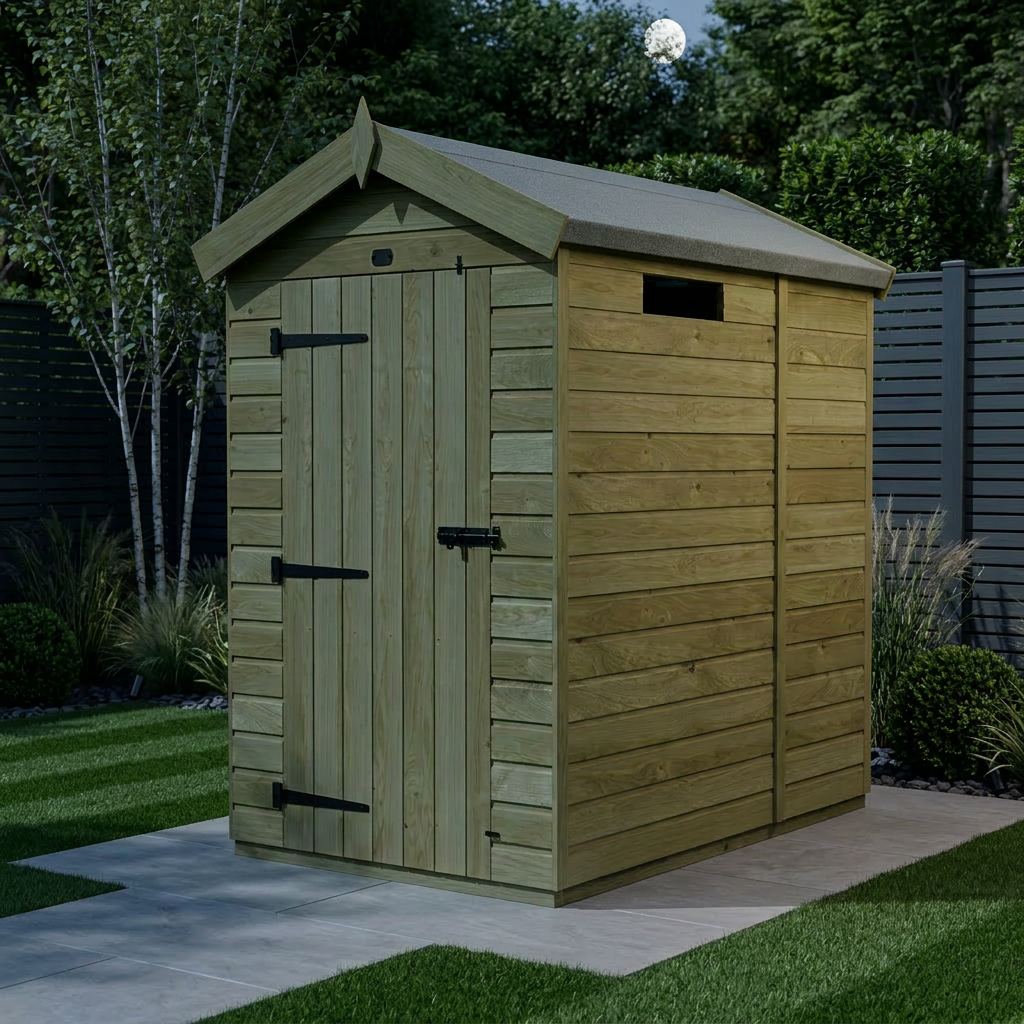 5 x 4 Apex Security Shed - Security Apex Shed