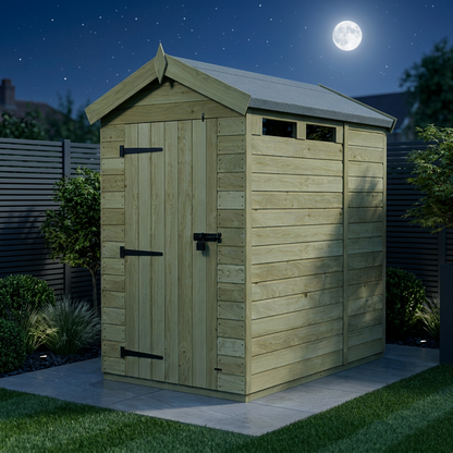 6 x 4 Apex Security Shed - view 2