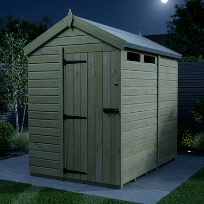 7 x 5 Apex Security Shed - view 2