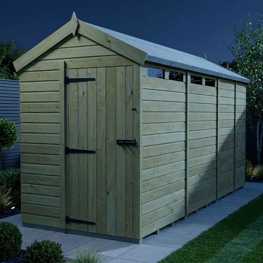 5 x 13 Apex Security Shed - view 2