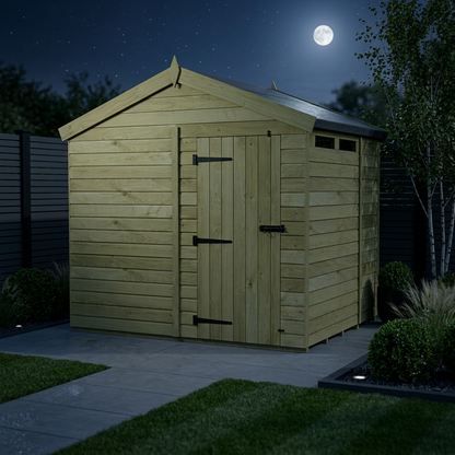 7 x 8 Apex Security Shed - view 2