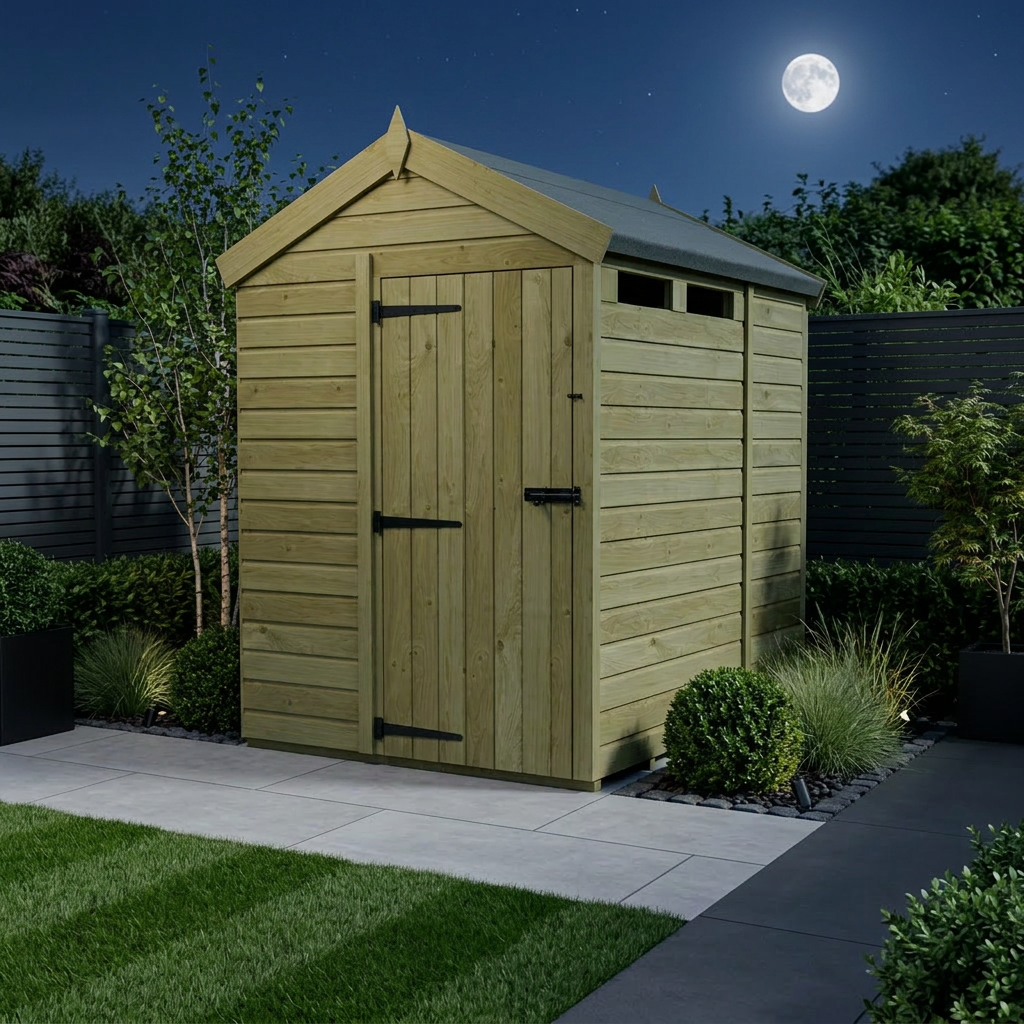6 x 5 Apex Security Shed - view 2