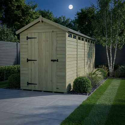 4 x 19 Apex Security Shed - Security Apex Shed
