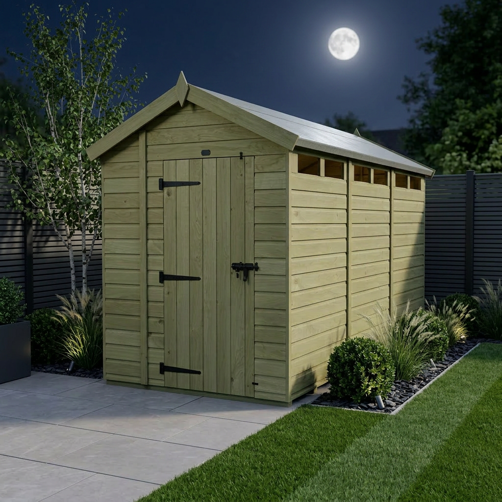 6 x 14 Apex Security Shed - view 2