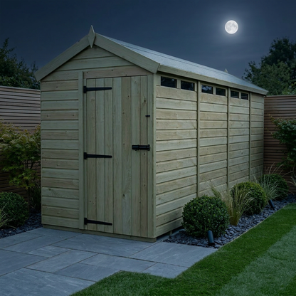 5 x 15 Apex Security Shed - view 2