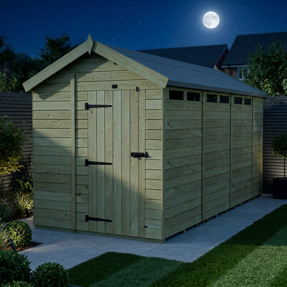 6 x 15 Apex Security Shed - Security Apex Shed