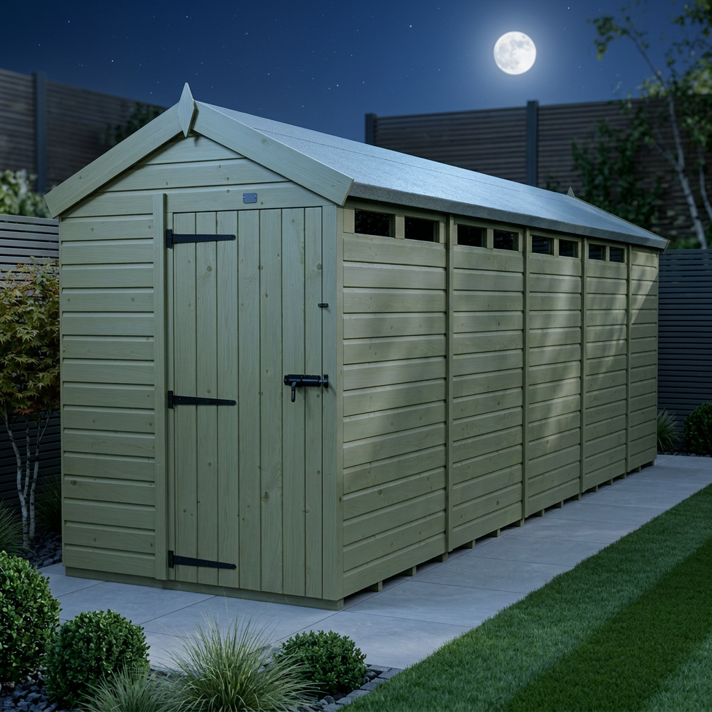 5 x 19 Apex Security Shed - view 2