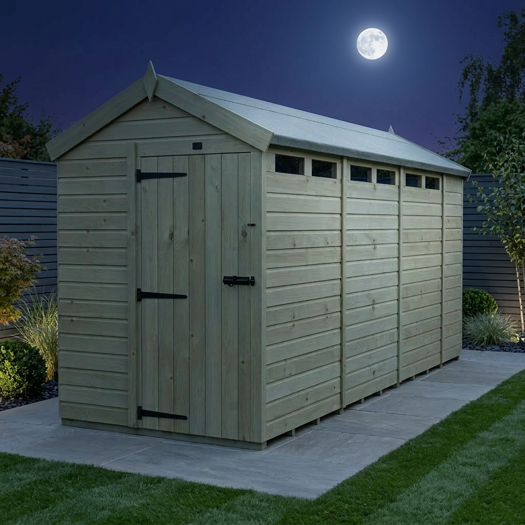 5 x 14 Apex Security Shed - view 2