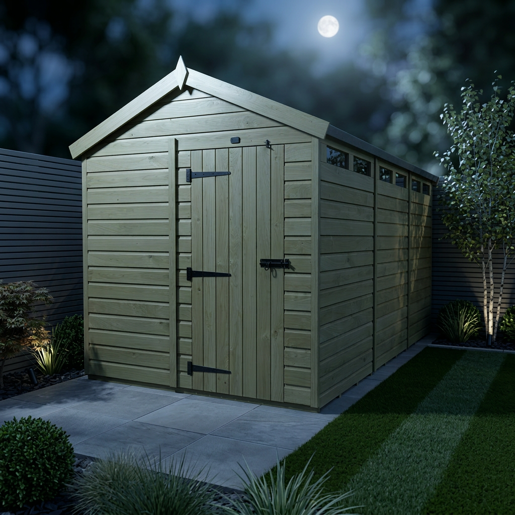 8 x 16  Apex Security Shed - Security Apex Shed