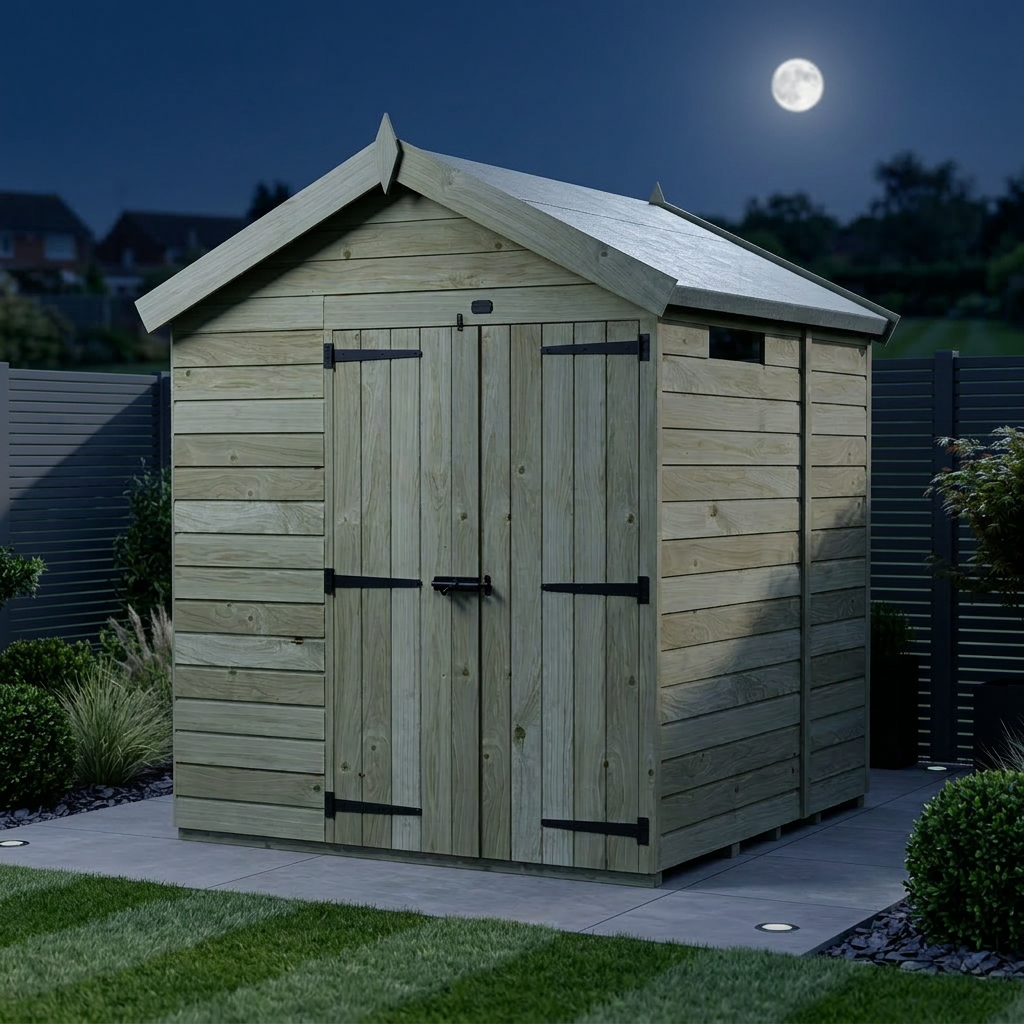 5 x 7 Apex Security Shed - view 2