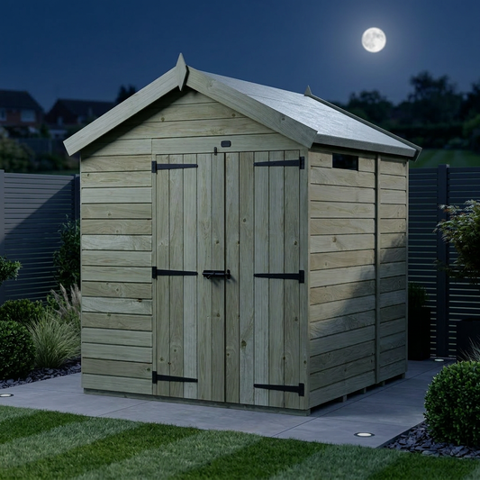 5 x 7 Apex Security Shed - view 2