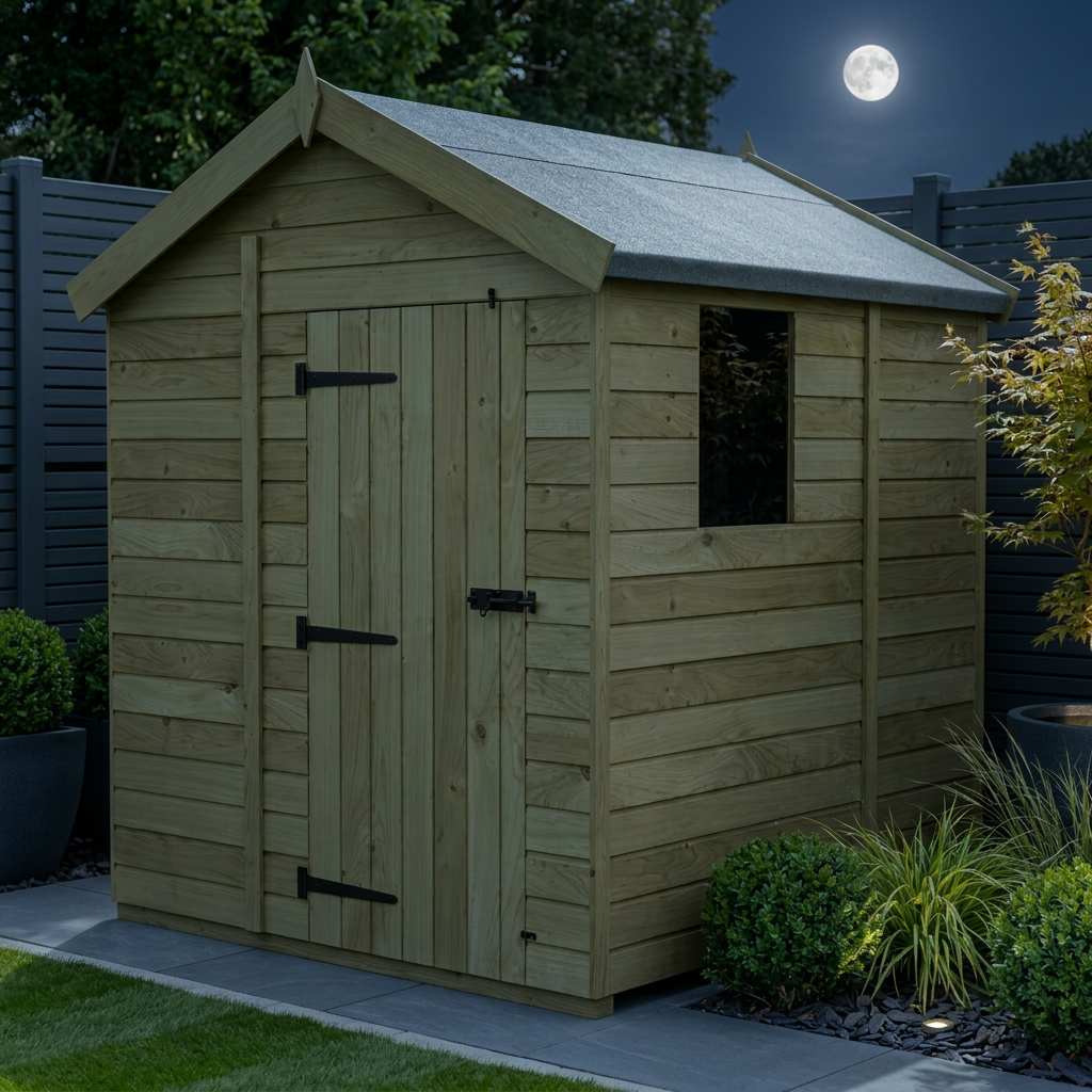 6 x 5 Apex Shed (Single Door, With Windows) - Apex Shed
