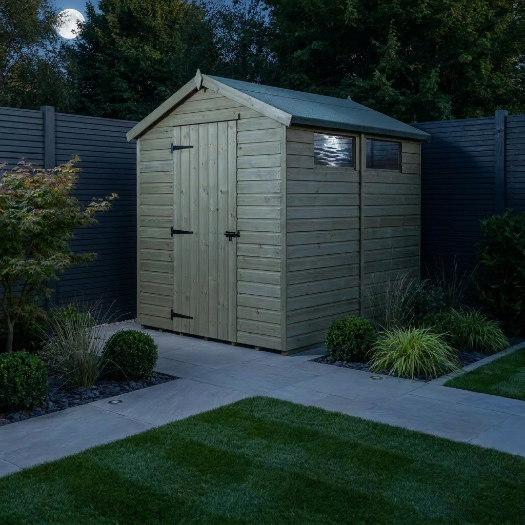 8 x 9 Security Pent Shed - view 3
