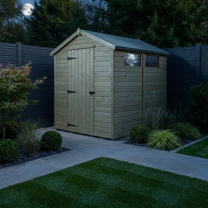 8 x 9 Security Pent Shed - view 3