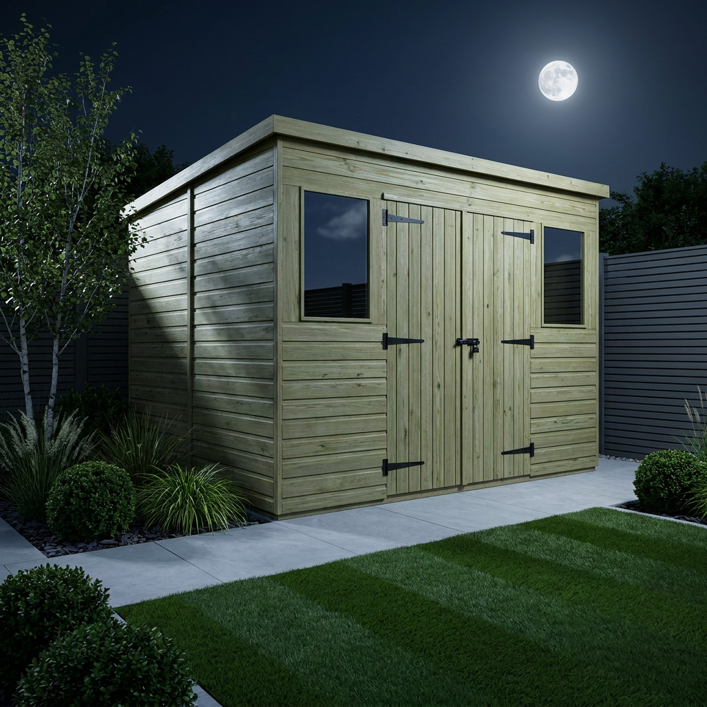 7 x 10 Security Pent Shed - view 4