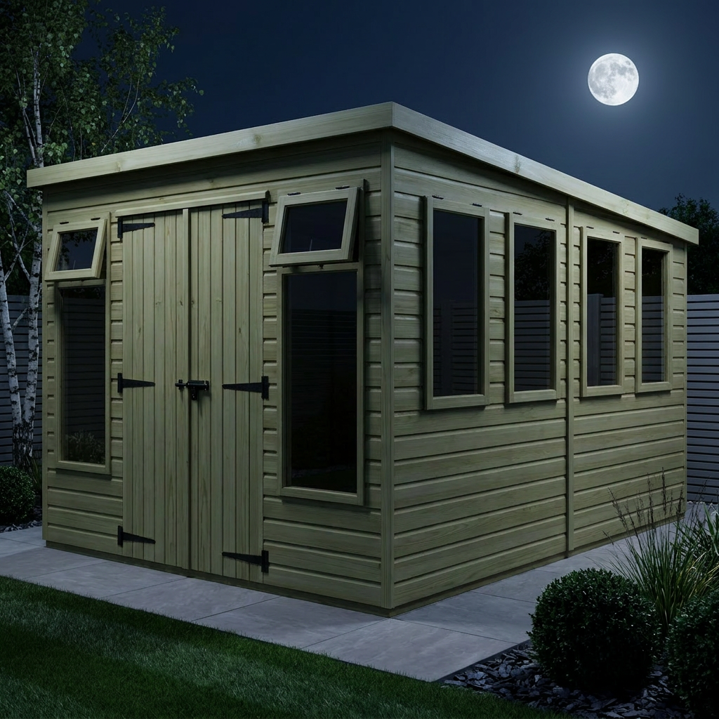 20 x 9 Pent Summer House - view 4