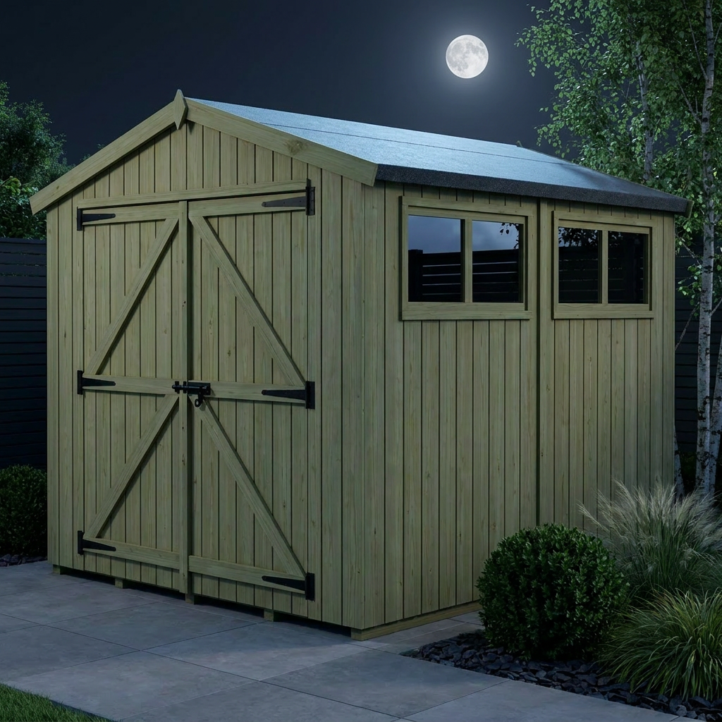 8 x 10 Security Pent Shed - view 3