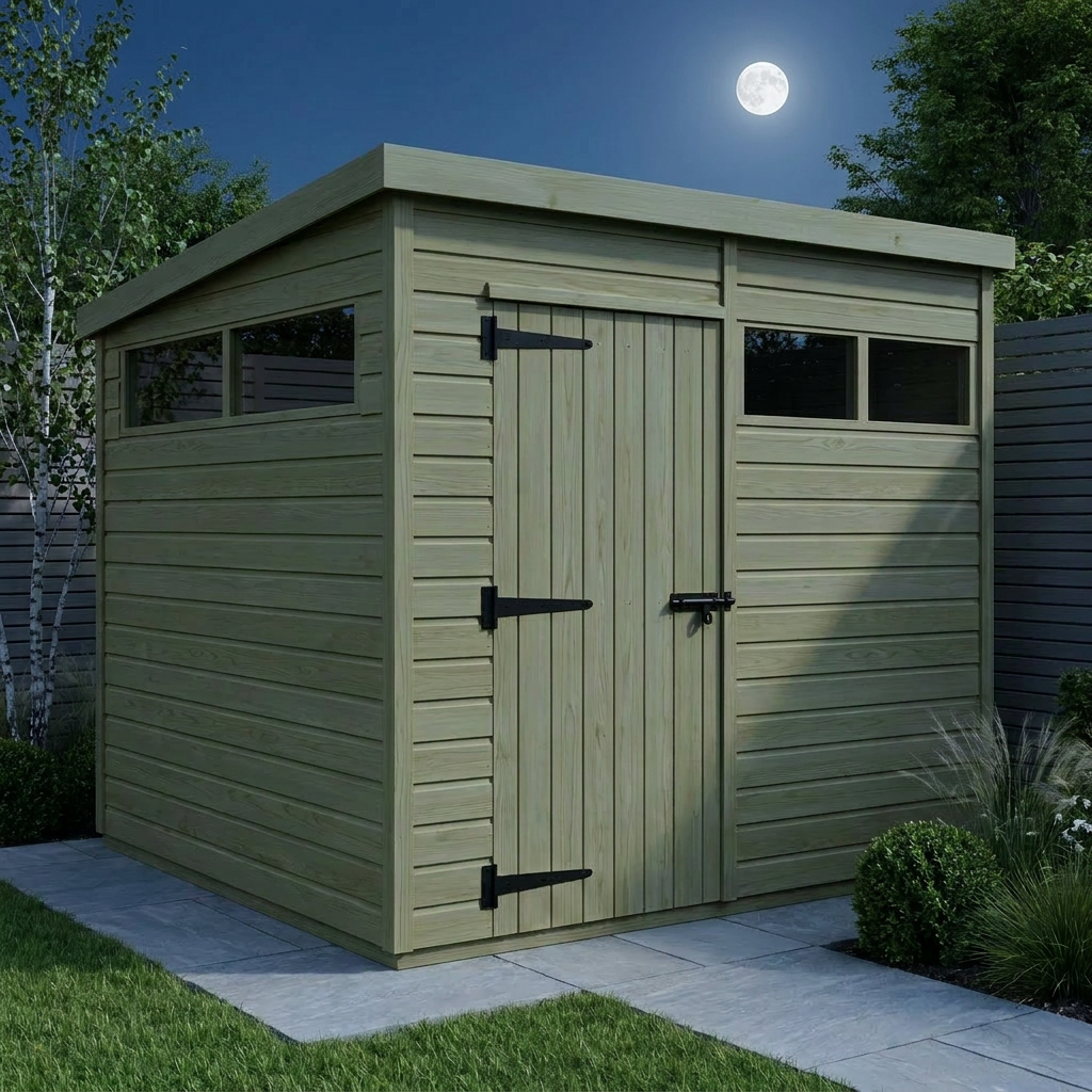 10 x 10 Security Pent Shed - view 4