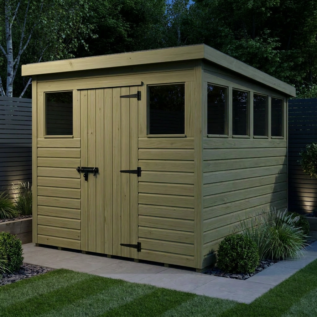 11 x 9 Security Pent Shed - view 2