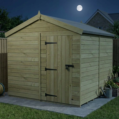 8 x 8 Apex Shed (Single Door, No Windows) - view 6