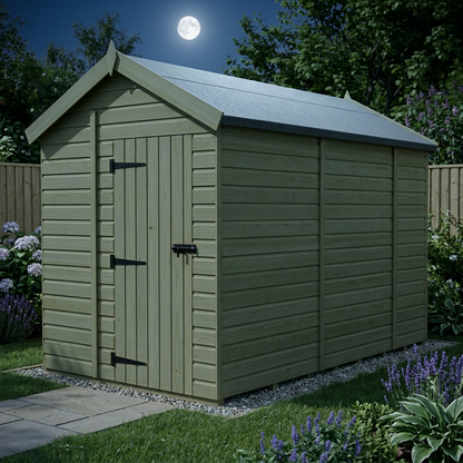 6 x 9 Apex Shed (Double Door, No Windows) - view 6