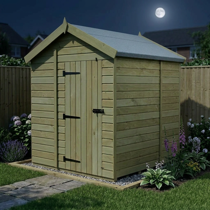 7 x 6 Apex Shed (Single Door, No Windows) - view 5
