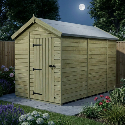 6 x 9 Apex Shed (Single Door, No Windows) - view 6