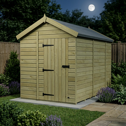 6 x 10 Apex Shed (Single Door, No Windows) - view 5