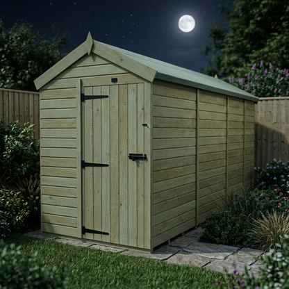 5 x 13 Apex Shed (Single Door, No Windows) - view 5