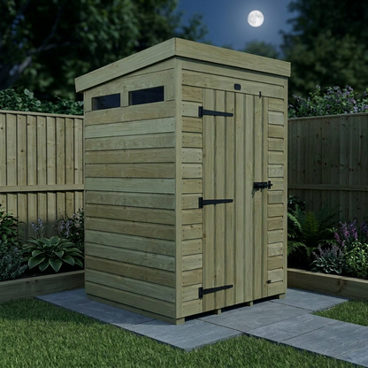 4 x 4 Security Pent Shed - view 5