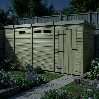 13 x 4 Security Pent Shed - view 6