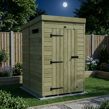 4 x 5 Security Pent Shed - view 6