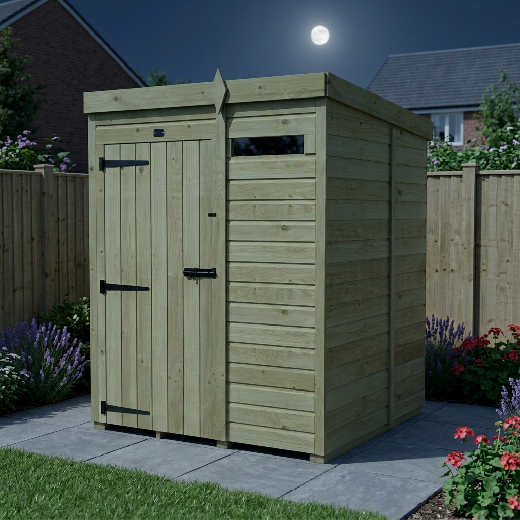 5 x 5 Security Pent Shed - view 6