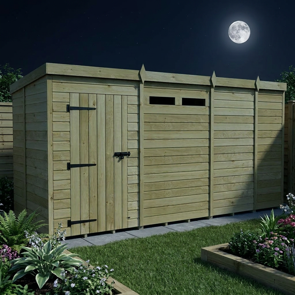 13 x 5 Security Pent Shed - view 6
