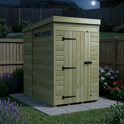 4 x 6  Security Pent Shed - view 6