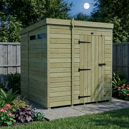 6 x 6  Security Pent Shed - view 6