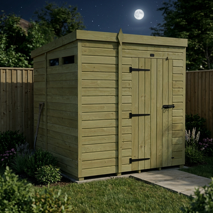 7 x 6  Security Pent Shed - view 5