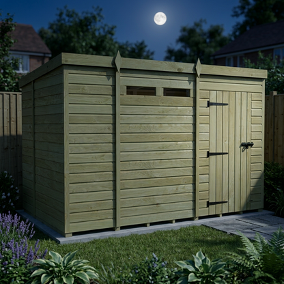 10 x 6  Security Pent Shed - view 4