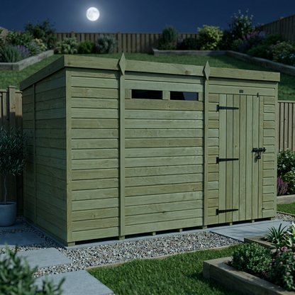 11 x 6  Security Pent Shed - view 6