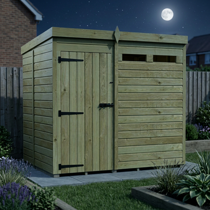 7 x 5 Security Pent Shed - view 3