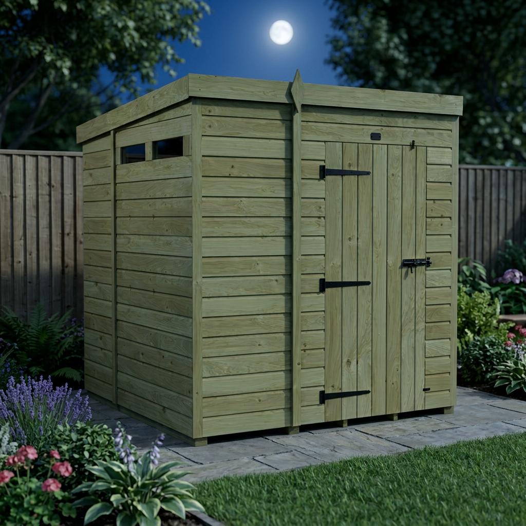 5 x 7 Security Pent Shed - view 3