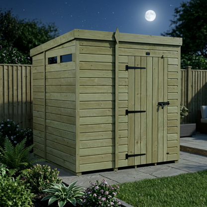 7 x 7 Security Pent Shed - view 4