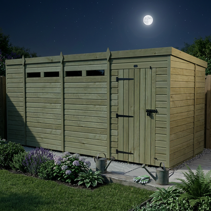 13 x 7 Security Pent Shed - view 4