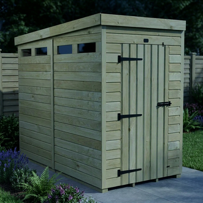 4 x 8 Security Pent Shed - view 4