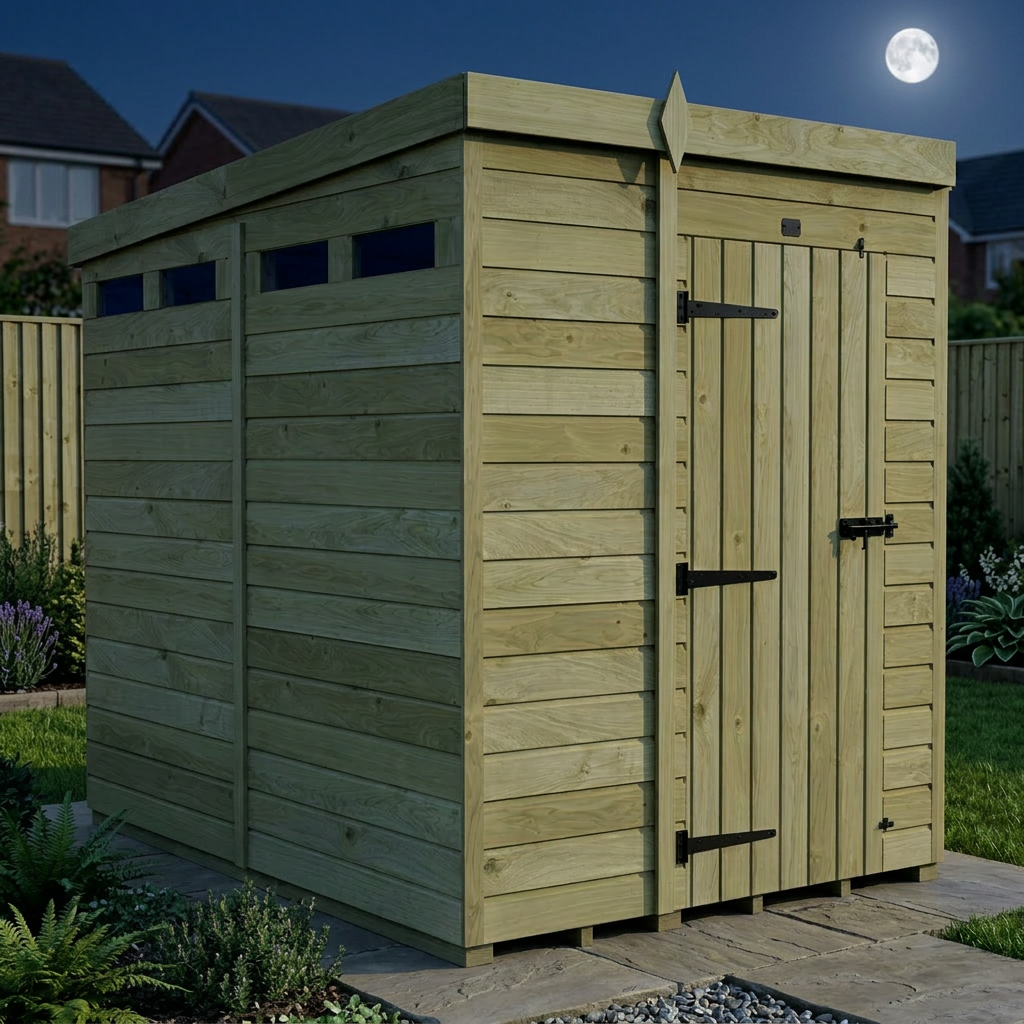 5 x 8 Security Pent Shed - view 4