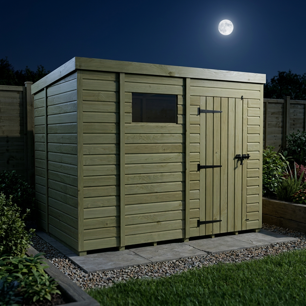 9 x 7 Security Pent Shed - view 2