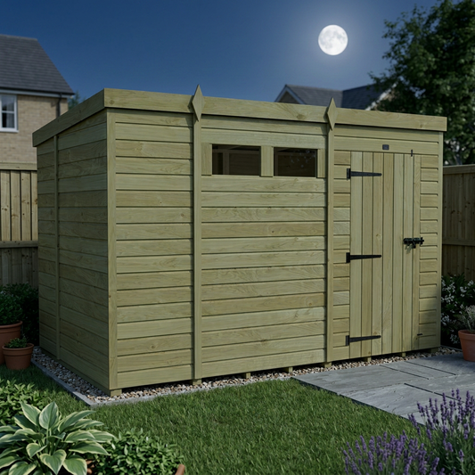10 x 7 Security Pent Shed - view 2