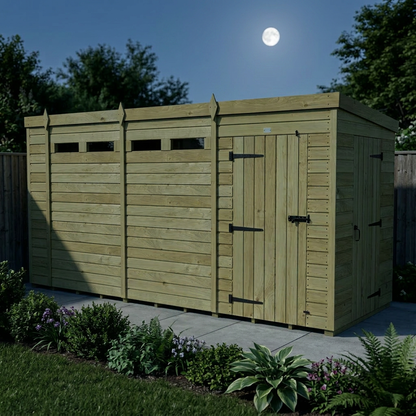 14 x 7 Security Pent Shed - view 4