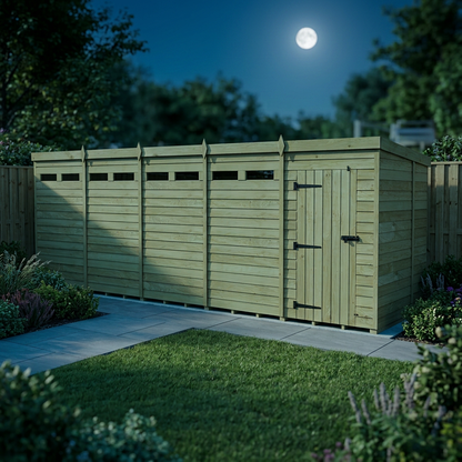 20 x 7 Security Pent Shed - view 3
